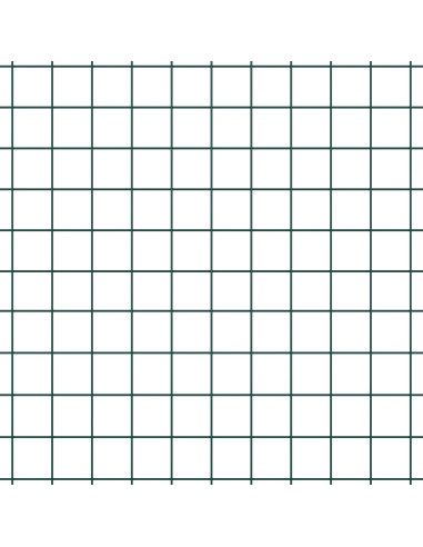 Palo della recinzione Verde 25 x 0,8 m (rete 25 x 25 mm)