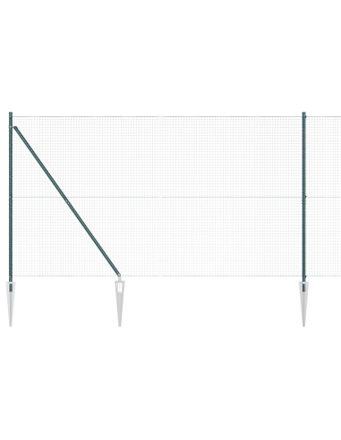 Palo della recinzione Verde 25 x 1,5 m (25 x 25 mm rete)