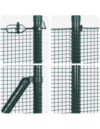 Palo della recinzione Verde 50 x 0,5 m (rete 12 x 12 mm)