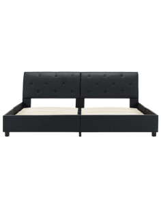 Giroletto Nero in Similpelle 160x200 cm