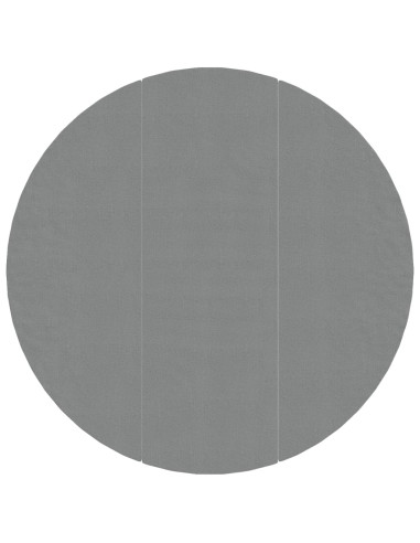 Telo Sotto Piscina Grigio Chiaro Ø396 cm Geotessile Poliestere