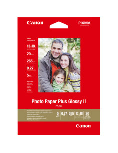 Canon Carta fotografia lucida PP-201 II Plus 5x7" - 20 fogli