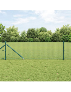 Palo della recinzione Verde 100 x 0,8 m (rete 16 x 16 mm)