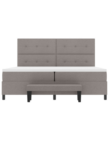 Letto a molle con materasso Talpa 200 x 200 cm Tessuto