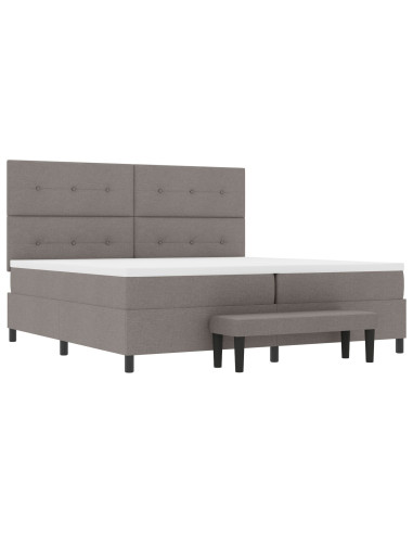 Letto a molle con materasso Talpa 200 x 200 cm Tessuto