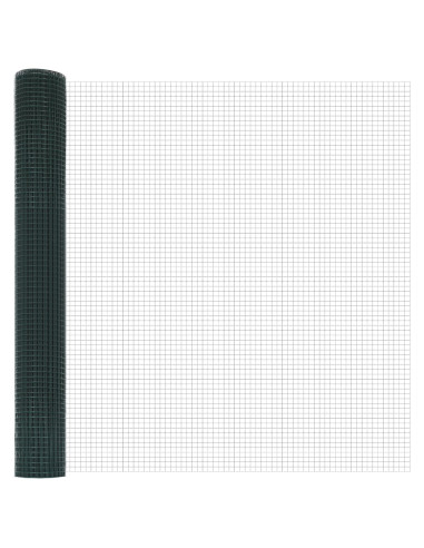 Palo della recinzione Verde 50 x 1,2 m (rete 19 x 19 mm)