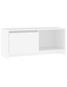 Mobile Porta TV Bianco 90x35x40 cm in Legno Multistrato 2