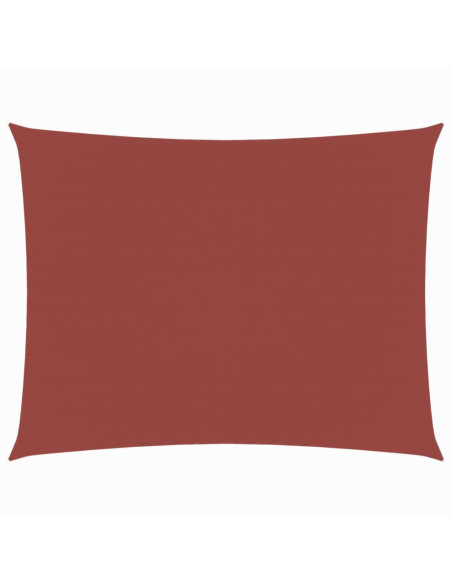 Parasole a Vela Oxford Rettangolare 4x5 m Terracotta