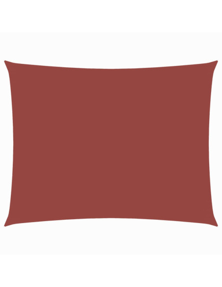 Parasole a Vela Oxford Rettangolare 5x6 m Terracotta