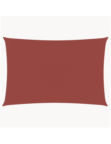 Parasole a Vela Oxford Rettangolare 3x6 m Terracotta