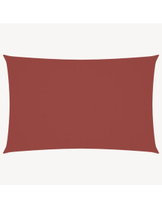Parasole a Vela Tessuto Oxford Rettangolare 2x4,5m Terracotta 2