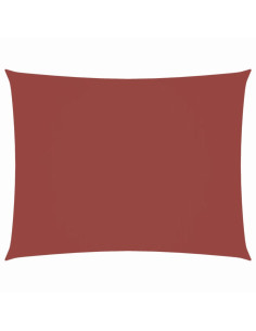 Parasole a Vela Tessuto Oxford Rettangolare 2x3,5m Terracotta 2