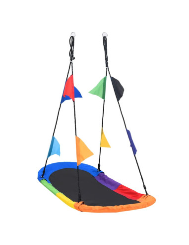 Altalena a Nido con Bandierine 165x70 cm