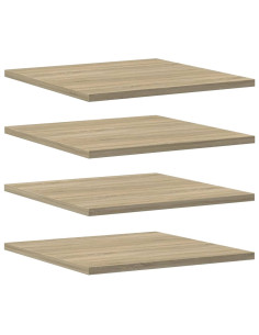 Ripiani per Libreria 4pz Rovere Sonoma 40x40x1,5cm Multistrato 2