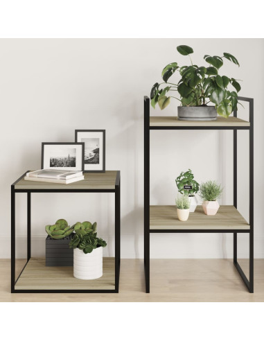 Ripiani per Libreria 4pz Rovere Sonoma 40x40x1,5cm Multistrato