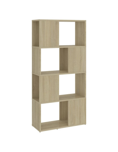 Libreria/Divisorio Rovere Sonoma 60x24x124,5 cm in Truciolato