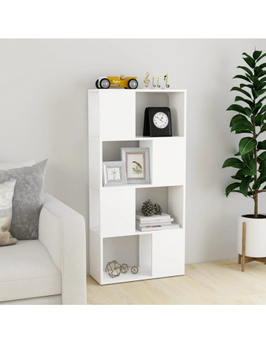 Libreria/Divisorio Bianco 60x24x124,5 cm in Truciolato