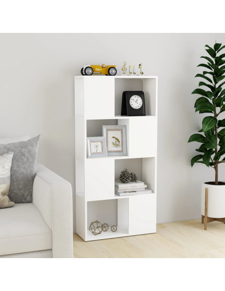 Libreria/Divisorio Bianco 60x24x124,5 cm in Truciolato