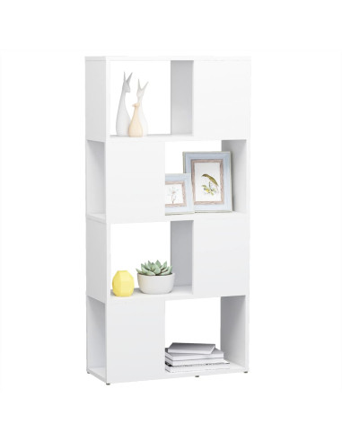 Libreria/Divisorio Bianco 60x24x124,5 cm in Truciolato