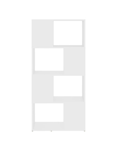 Libreria/Divisorio Bianco 60x24x124,5 cm in Truciolato