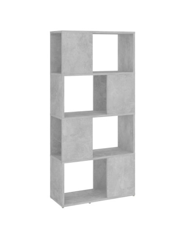 Libreria/Divisorio Grigio Cemento 60x24x124,5 cm