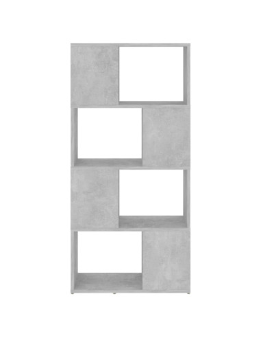 Libreria/Divisorio Grigio Cemento 60x24x124,5 cm