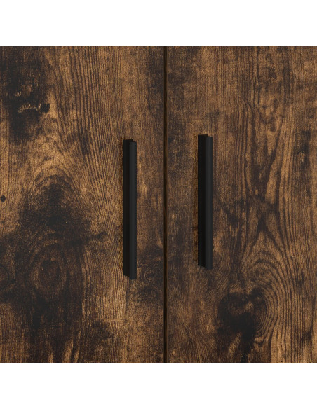 Struttura del letto Rovere fumé 90 x 190 cm Legno multistrato