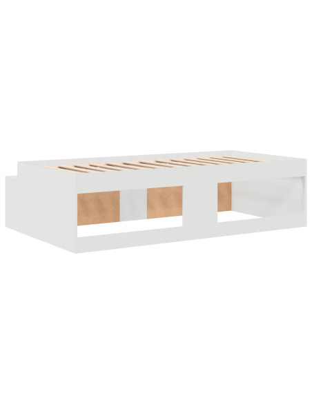 Letto con contenitore Bianco 90x190 cm