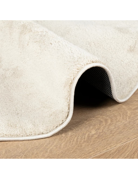 Tappeto OVIEDO a Pelo Corto Beige Ø 240 cm