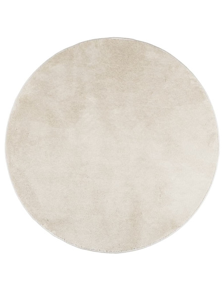 Tappeto OVIEDO a Pelo Corto Beige Ø 240 cm