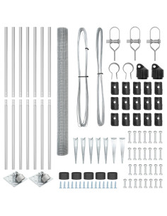 Palo della recinzione Argento 2