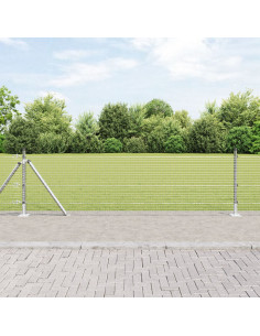 Palo della recinzione Argento 10 x 0,6 m (rete da 25 x 25 mm) 2