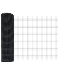 Palo della recinzione Grigio 10 x 0,6 m (rete da 25 x 25 mm) 2