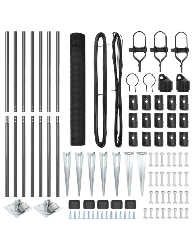 Palo della recinzione Grigio