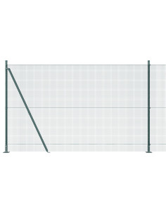 Palo della recinzione Verde 25 x 1,4 m (rete 12 x 12 mm)