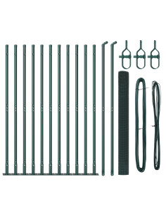 Palo della recinzione Verde 25 x 1,4 m (rete da 19 x 19 mm) 2