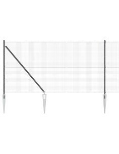 Palo della recinzione Grigio 25 x 1 m (maglia 25 x 25 mm)