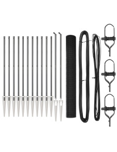 Palo della recinzione Grigio 25 x 1,2 m (rete 16 x 16 mm)