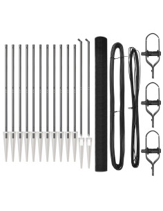 Palo della recinzione Grigio 25 x 1,5 m (19 x 19 mm rete) 2