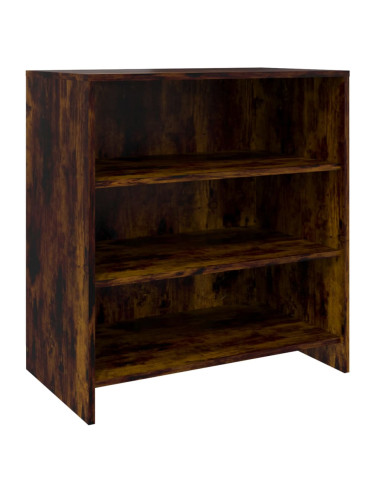 Credenza Rovere Fumo 70x40,5x75 cm in Truciolato