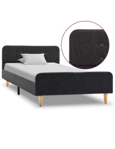 Giroletto Grigio Scuro in Stoffa Ruvida 100x200 cm 2