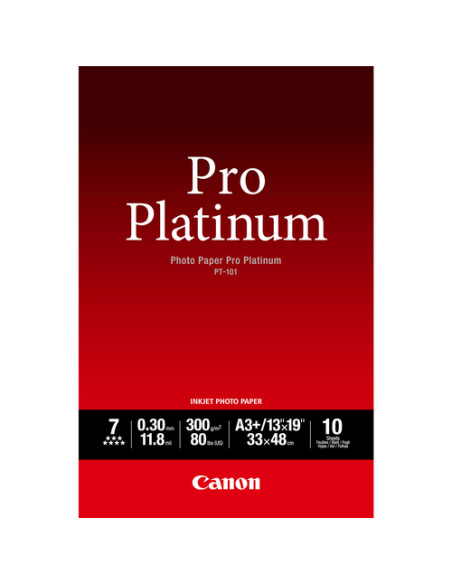 Canon Carta fotografica PT-101 Pro Platinum A3 Plus - 10 fogli