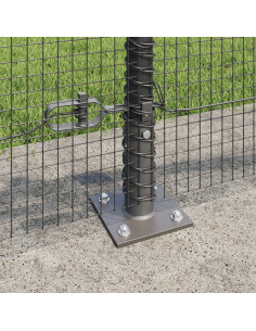 Palo della recinzione Grigio 50 x 0,5 m (rete da 16 x 16 mm)