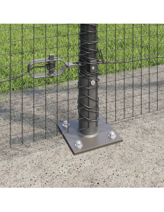 Palo della recinzione Grigio 50 x 1,4 m (rete 19 x 19 mm)