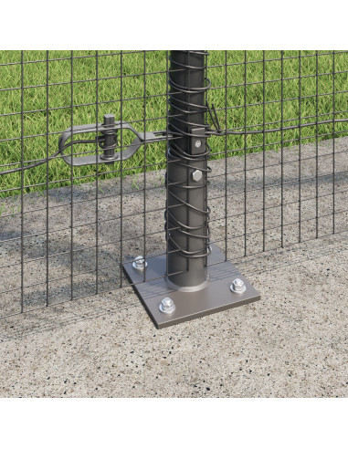 Palo della recinzione Grigio 50 x 1,4 m (rete 19 x 19 mm)