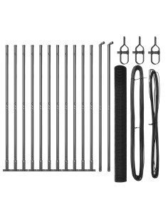 Palo della recinzione Grigio 25 x 1,5 m (25 x 25 mm rete) 2