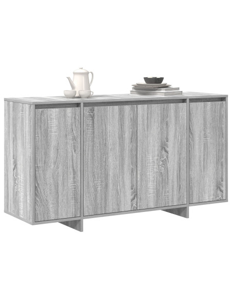 Credenza Grigio Sonoma 135 x 41 x 75 cm Legno multistrato