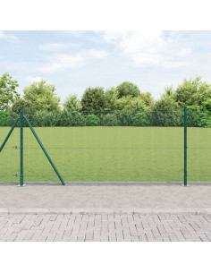 Palo della recinzione Verde 50 x 1 m (rete 12 x 12 mm)