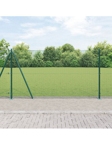 Palo della recinzione Verde 50 x 1,2 m (rete 12 x 12 mm)