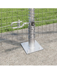 Palo della recinzione Argento 25 x 1,2 m (rete 25 x 25 mm)